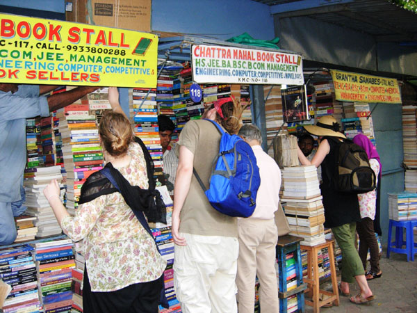 Bangla Students at a book shop