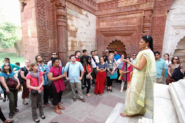 Indic CLS students at Delhi tour