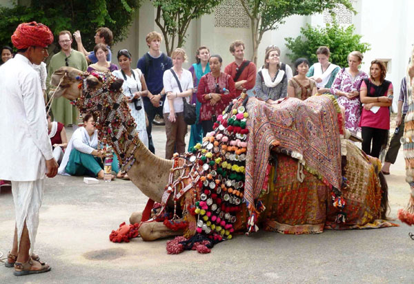 Hindi nstudents at Pushkar
