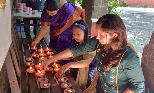 AYLP 2022-23 Diwali - Lighting lamps